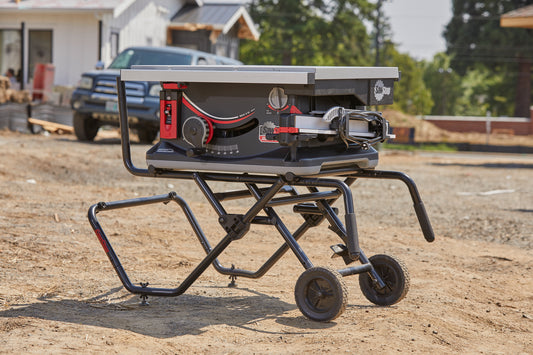 SawStop® Jobsite Saw PRO with Mobile Cart Assembly - 1.5HP, 120V, 60Hz | JSS-120A60