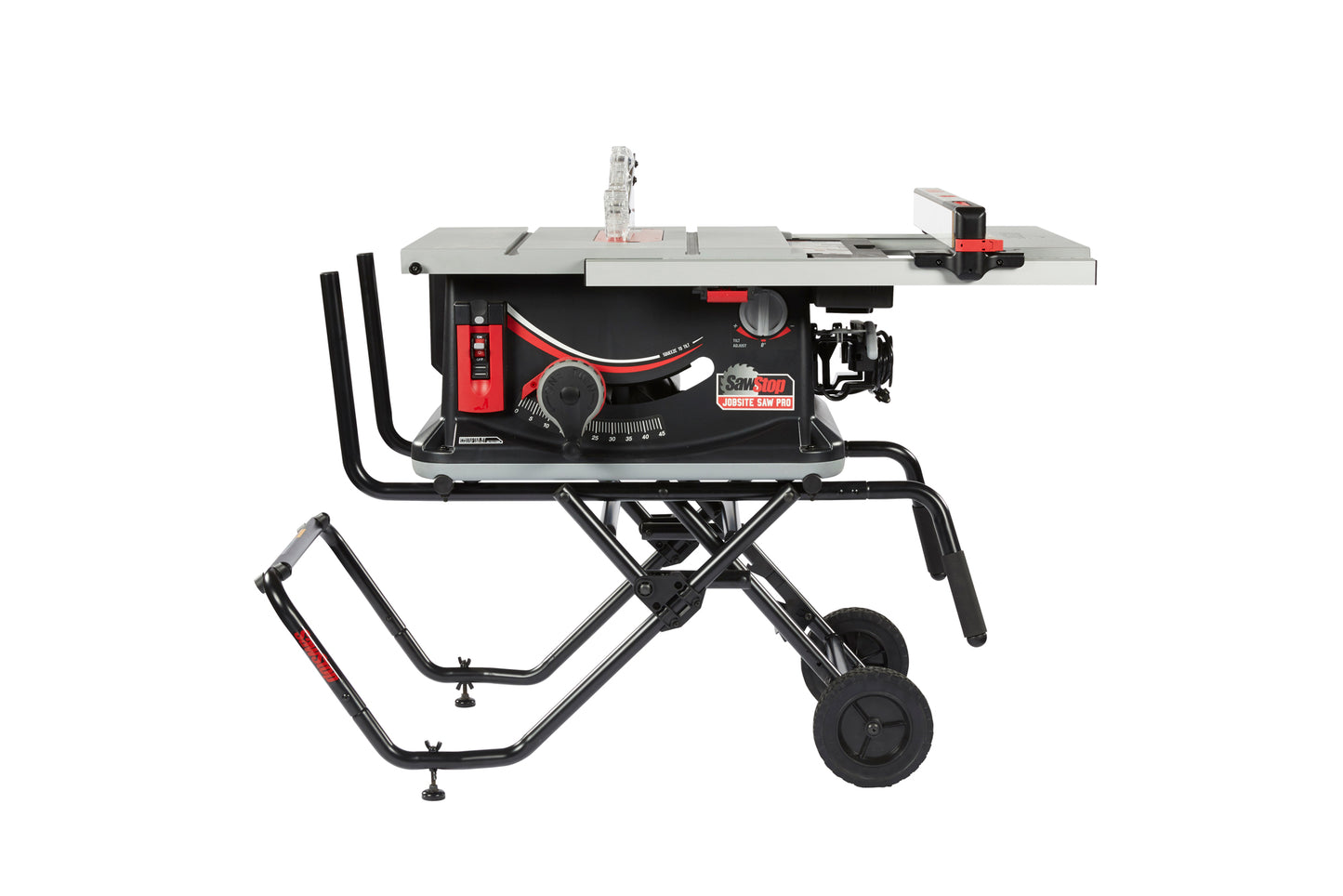 SawStop® Jobsite Saw PRO with Mobile Cart Assembly - 1.5HP, 120V, 60Hz | JSS-120A60