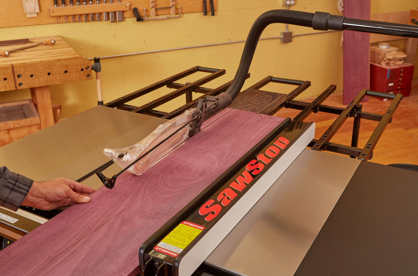 SawStop® Folding Outfeed Table | TSA-FOT