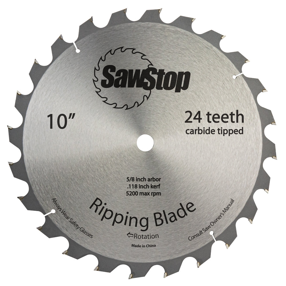 SawStop® 24-Tooth Ripping Table Saw Blade | BTS-R-24ATB