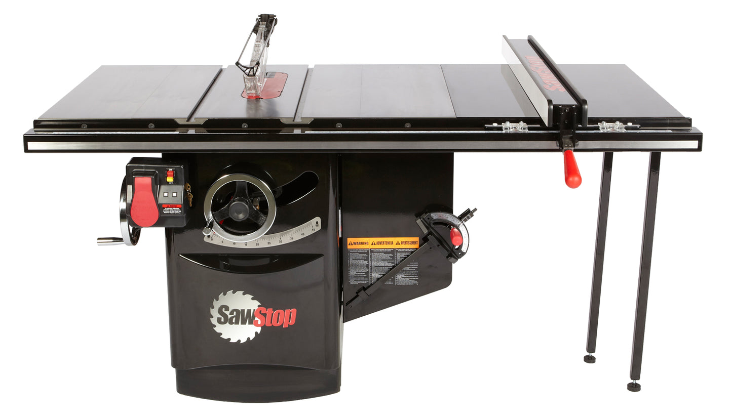 SawStop® 36" Industrial Cabinet Saw | 5HP 1PH 230V | T-Glide Fence System | ICS51230-36