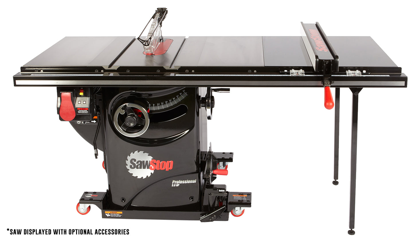 SawStop® 36" Professional Cabinet Saw | Profession T-Glide Fence System | PCS175-TGP236