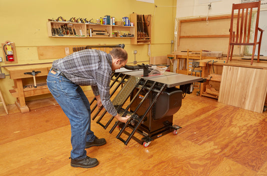 SawStop® Folding Outfeed Table | TSA-FOT